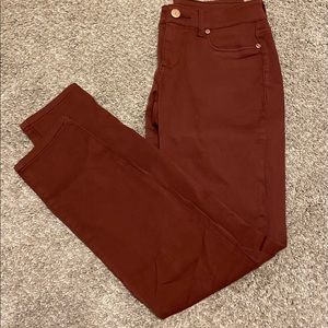 Rust skinny jegging